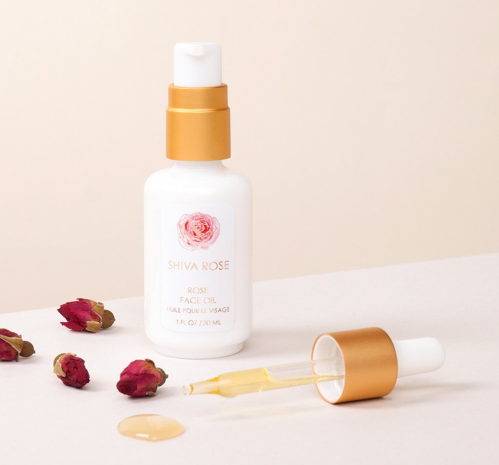 Rose Face Oil Antioxidant With Dropper 
